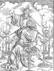 Albrecht Durer - St John`s Vision of Christ and the Seven Candlesticks