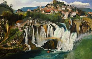 Tivadar Kosztka Csontváry - The Waterfall Of Jajce