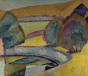 Vanessa Bell - The Pond At Charleston, East Sussex