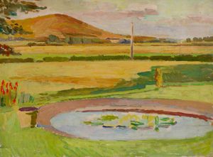 Vanessa Bell - The Pond, Monk-s House Garden, Rodmell