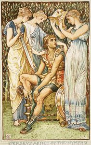 Walter Crane - Perseus Armed By The Nymphs