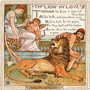 Walter Crane - The Lion In Love