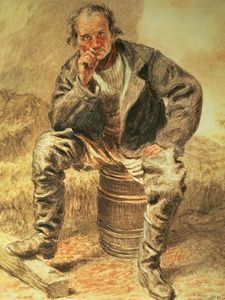 William Henry Hunt - An Oysterman,