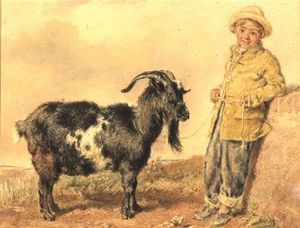 William Henry Hunt - Boy And Goat,