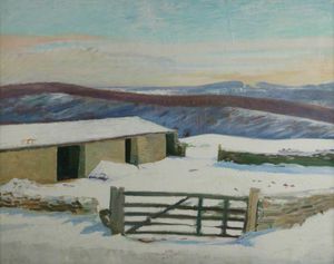 William Rothenstein - Iles- Farm, Winter