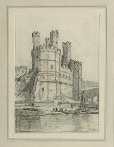 John Sell Cotman - The Eagle Tower, Caernarvon Castle, North Wales
