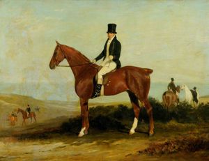 Richard Barrett Davis - Horseman And Mount