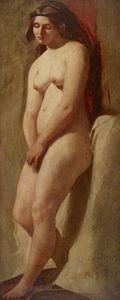William Etty - Female Nude Standing