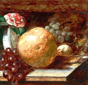 William Etty - Fruit (grapefruit And Oranges)