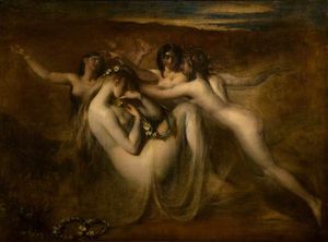 William Etty - Sabrina And Her Nymphs