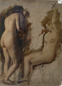 William Etty - Two Female Nudes