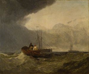 John Sell Cotman - Sea View (fishing Boats)