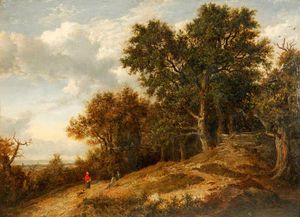 Patrick Nasmyth - Wooded Landscape With Distant View