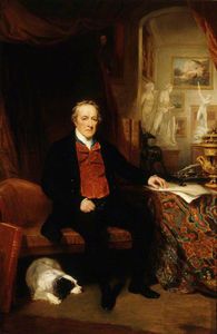 Thomas Phillips - George O'brien Wyndham, 3rd Earl Of Egremont, In The North Gallery, Petworth