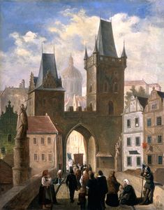 Jules Worms - Procession On The Karlsbrücke