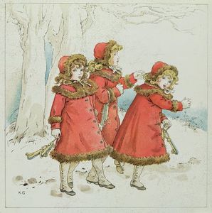 Kate Greenaway - -winter- From April Baby-s Book Of Tunes