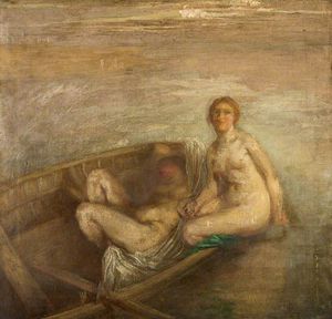 Henry Tonks - Two Girls In A Boat