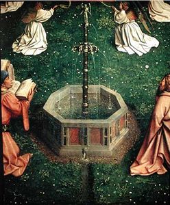 Hubert Van Eyck - The Ghent Altarpiece The Fountain Of Life