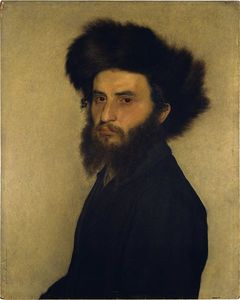 Isidor Kaufmann - Portrait Of A Young Jewish Man