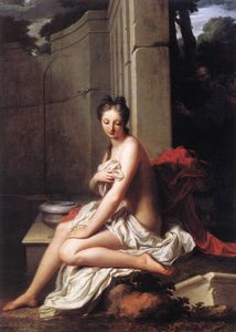  Paintings Reproductions Susanna At The Bath by Jean Baptiste Santerre (1651-1717, France) | WahooArt.com