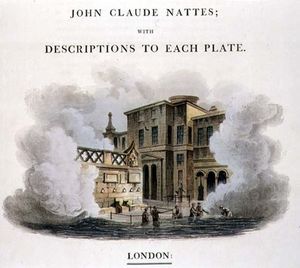 John Claude Nattes - Taking The Waters At Bath, Frontispiece To -bath