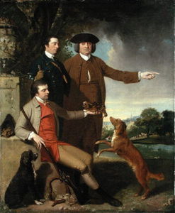 John Hamilton Mortimer - Self Portrait With Father And Brother, C.1760 - (62)
