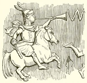 John Leech - Roman Soldier On Horseback