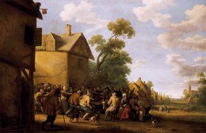 Joost Cornelisz Droochsloot - Brawling Peasants