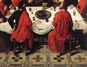 Aelbrecht Bouts - The Last Supper (detail)_6