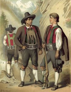 Albert Kretschmer - German Costume Tyrol Passeyer