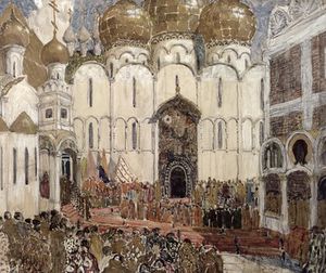 Aleksandr Jakovlevic Golovin - A Square In The Moscow Kremlin