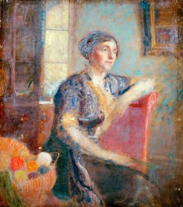 Ambrose Mcevoy - Mrs Lousada, Painted At Her House