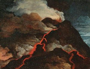 Anicet Charles Gabriel Lemonnier - Vesuvius In Eruption