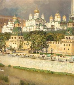 Apollinari Mikhailovich Vasnetsov - Cathedrals Of The Moscow Kremlin