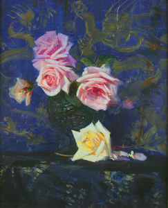Arthur Ernest Streeton - Roses