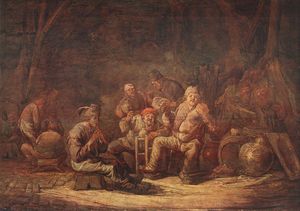 Benjamin Gerritsz Cuyp - Peasants In The Tavern