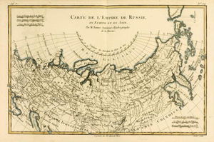 Rigobert Bonne (Charles Marie Rigobert Bonne) - Map Of The Russian Empire, In Europe And Asia, From -atlas De Toutes Les Parties Connues Du Globe Te