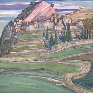 Charles Rennie Mackintosh - A Hill Town In Southern France