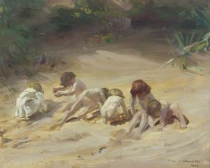 Charles Henry Sims - Children At Play