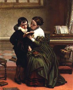 Charles West Cope - George Herbert And His Mother
