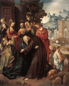 Cornelis Engebrechtsz - Christ Taking Leave Of His Mother