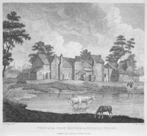 Edward Dayes - View Of The Pest-houses At Tothill Fields Engraved