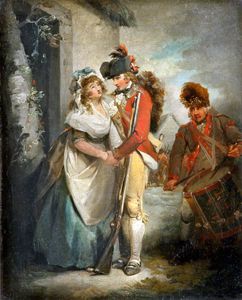 George Morland - The Soldier-s Departure