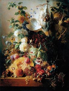 Georgius Jacobus Johannes Van Os - Still-life Of Fruit
