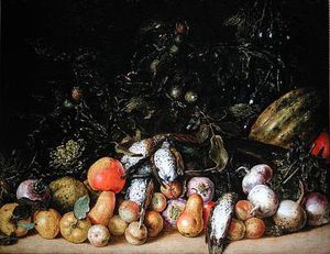 Gottfried Libalt - Still Life With Fruit And Vegetables