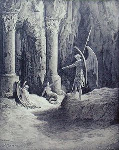 Paul Gustave Doré - Satan At The Gates Of Hell