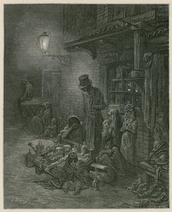 Paul Gustave Doré - Slums In London -