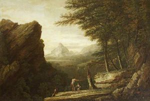 Thomas Barker - A Rocky Landscape