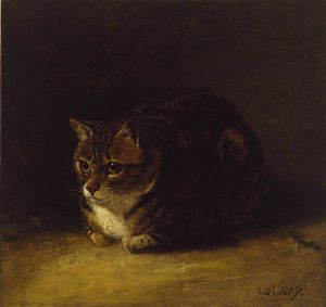 Abraham Cooper - Study Of A Cat
