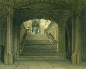 Charles Wild - Windsor Castle, Staircase